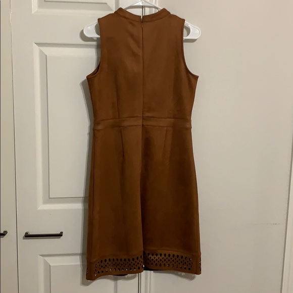 Ann Taylor | Tan Suede Dress - Picture 3 of 4